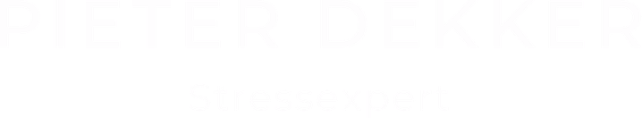 Pieter Dekker, stressexpert